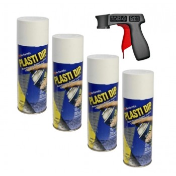 Kit llantas 17 - 18 pulgadas PLASTI DIP Blanco Mate + Mango universal